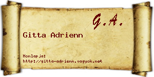 Gitta Adrienn névjegykártya