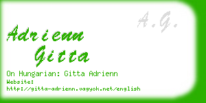 adrienn gitta business card